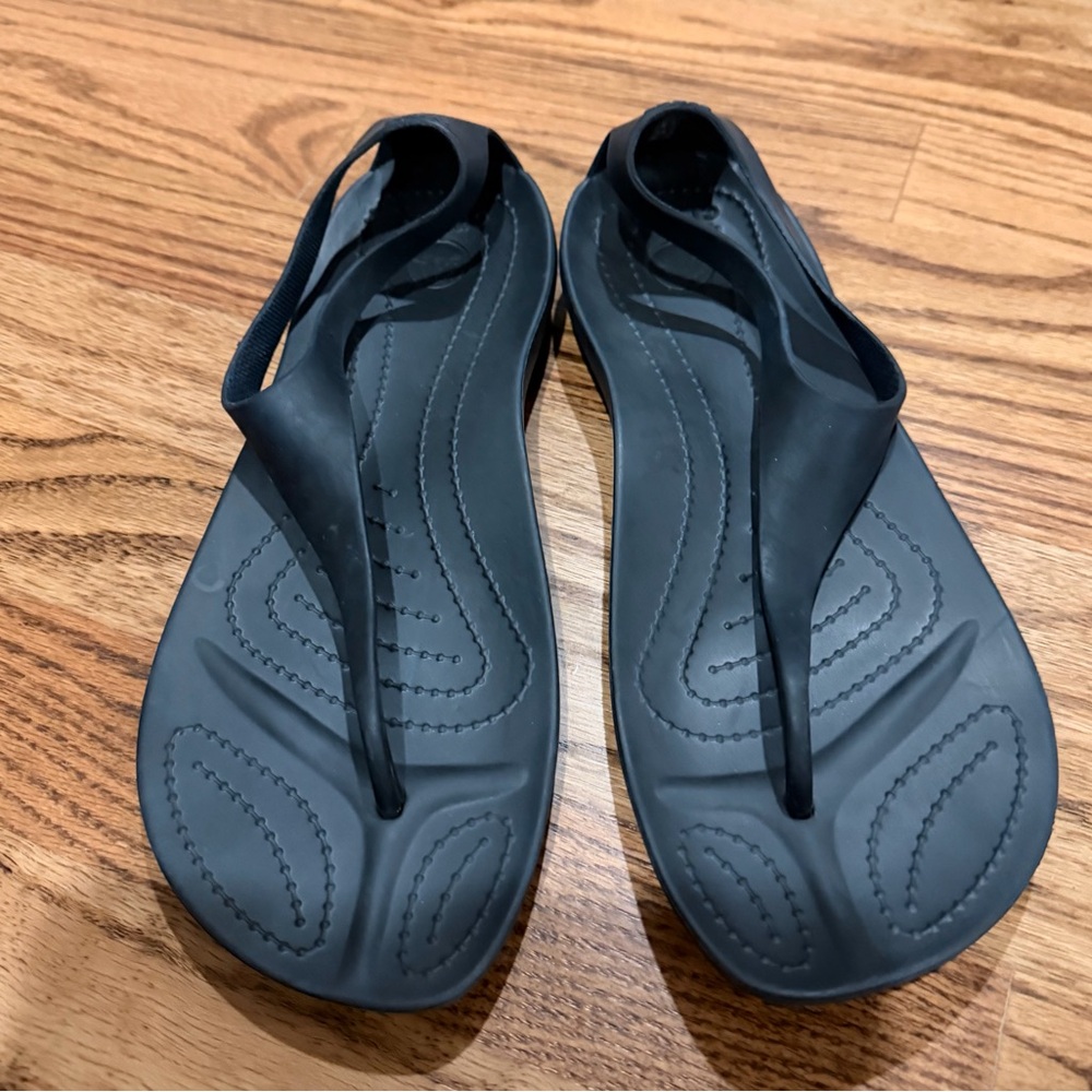 CROCS Black Sexi sandal size 8